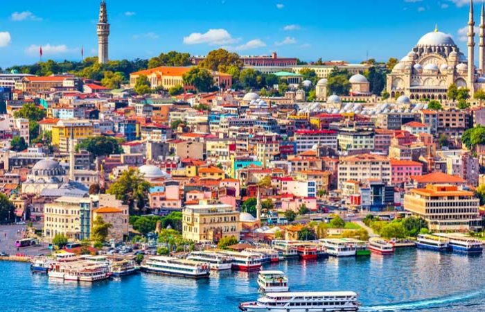 paisaje del mar de estambul