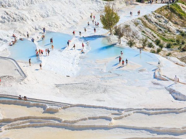 paisaje de pamukkale