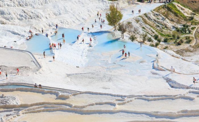 paisaje de pamukkale